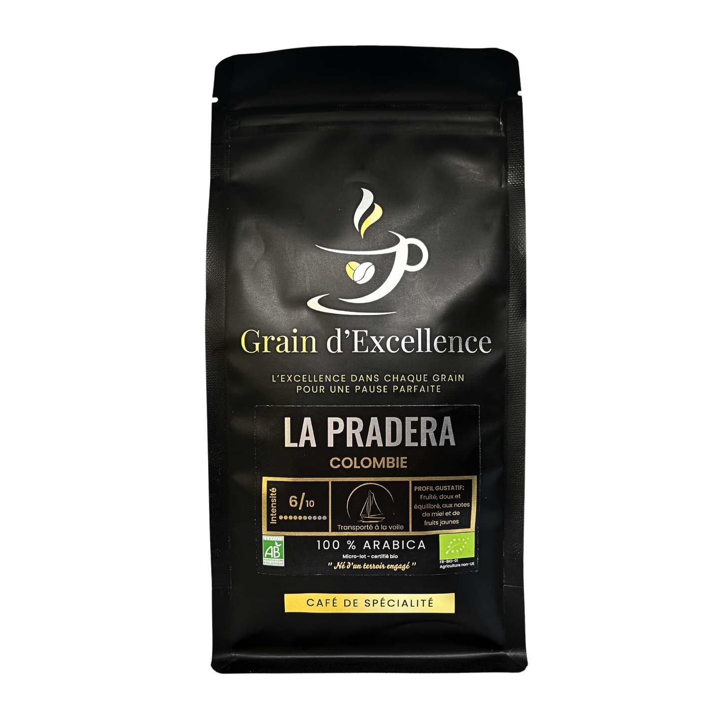 La Pradera - Café Bio de terroir de Colombie - Transporté à la voile - 250g