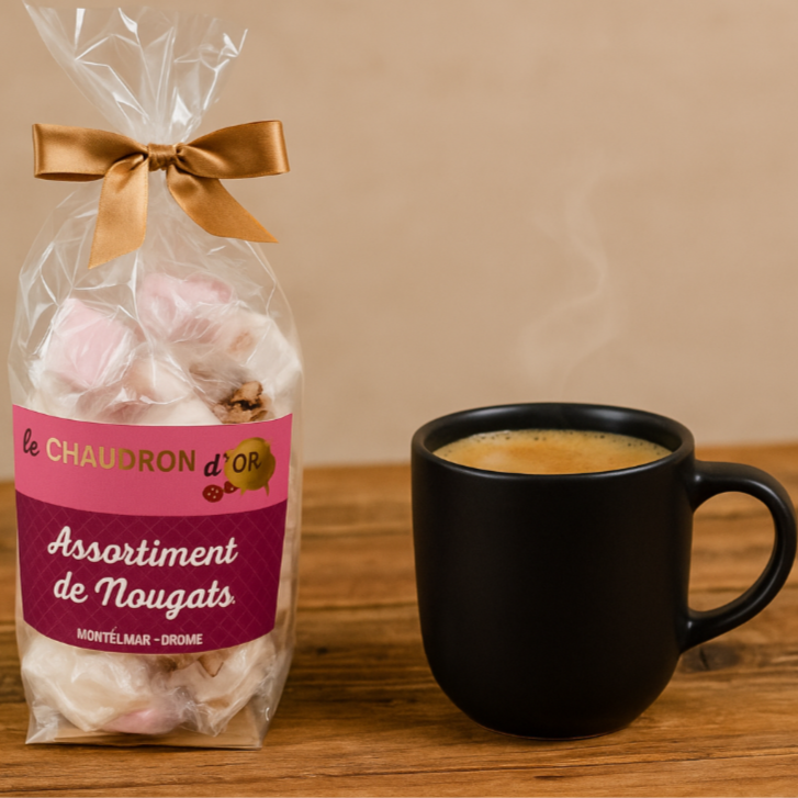 Assortiment de 5 nougats artisanaux – Sachet 200 g