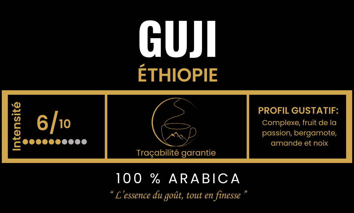 Guji - Grand Cru Pure Origine d'Éthiopie - 250g