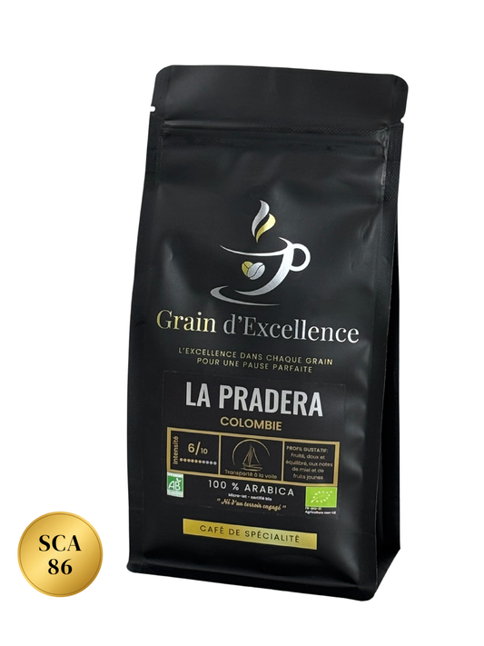 La Pradera - Café Bio de terroir de Colombie - Transporté à la voile - 250g