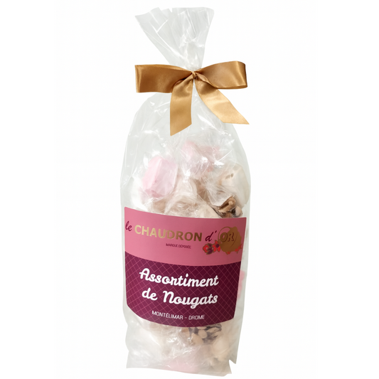 Assortiment de 5 nougats artisanaux – Sachet 200 g