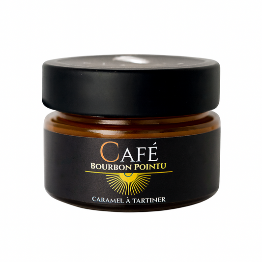 Caramel à tartiner au Café Bourbon – Pot 110 g