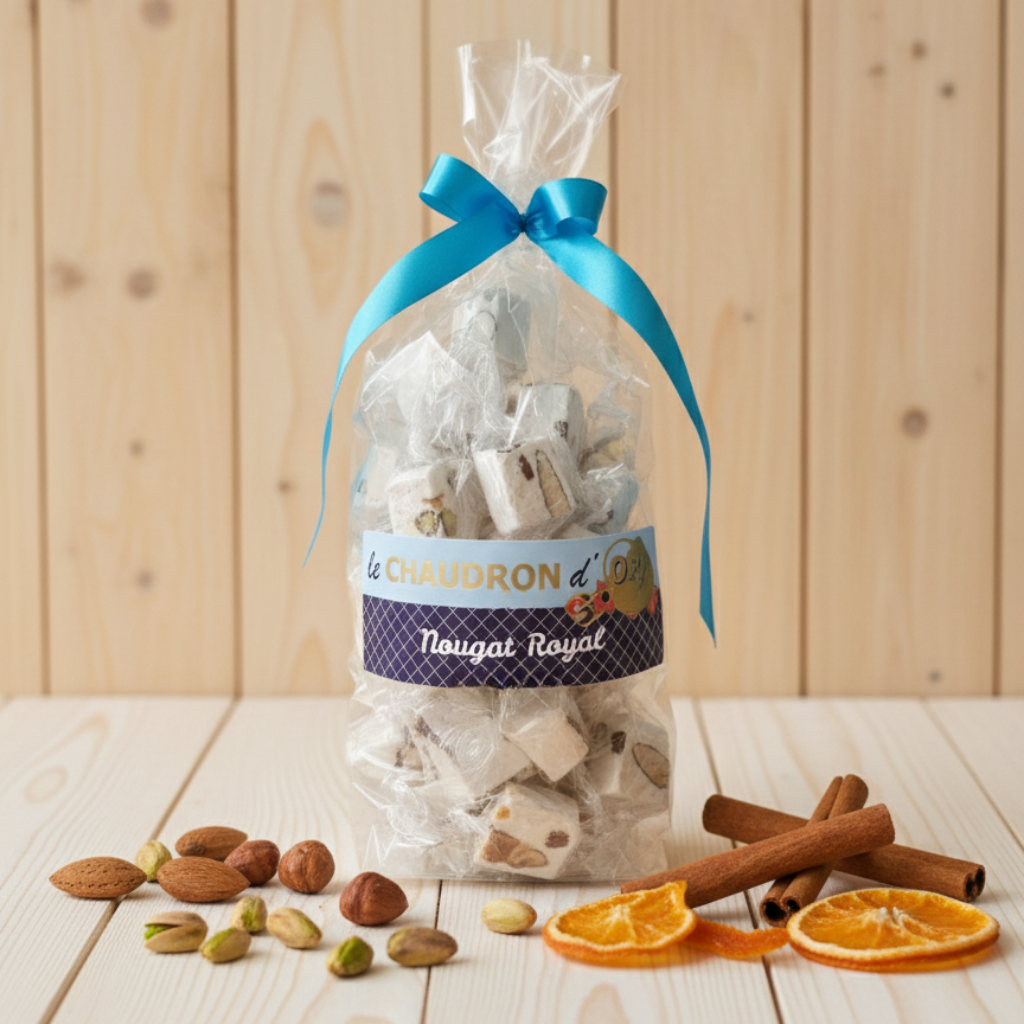 Nougat parfumé aux épices de Noel