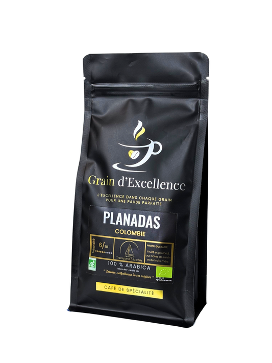 café de spécialité Colombie transporté à la voile